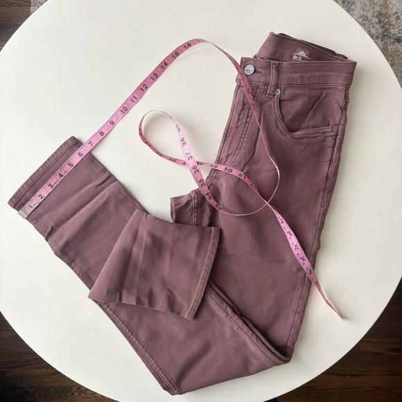 Faherty Stretch Terry 5-Pocket Pant Burgandy Men’s 28x32 Slim Fit NWOT - Picture 2 of 8